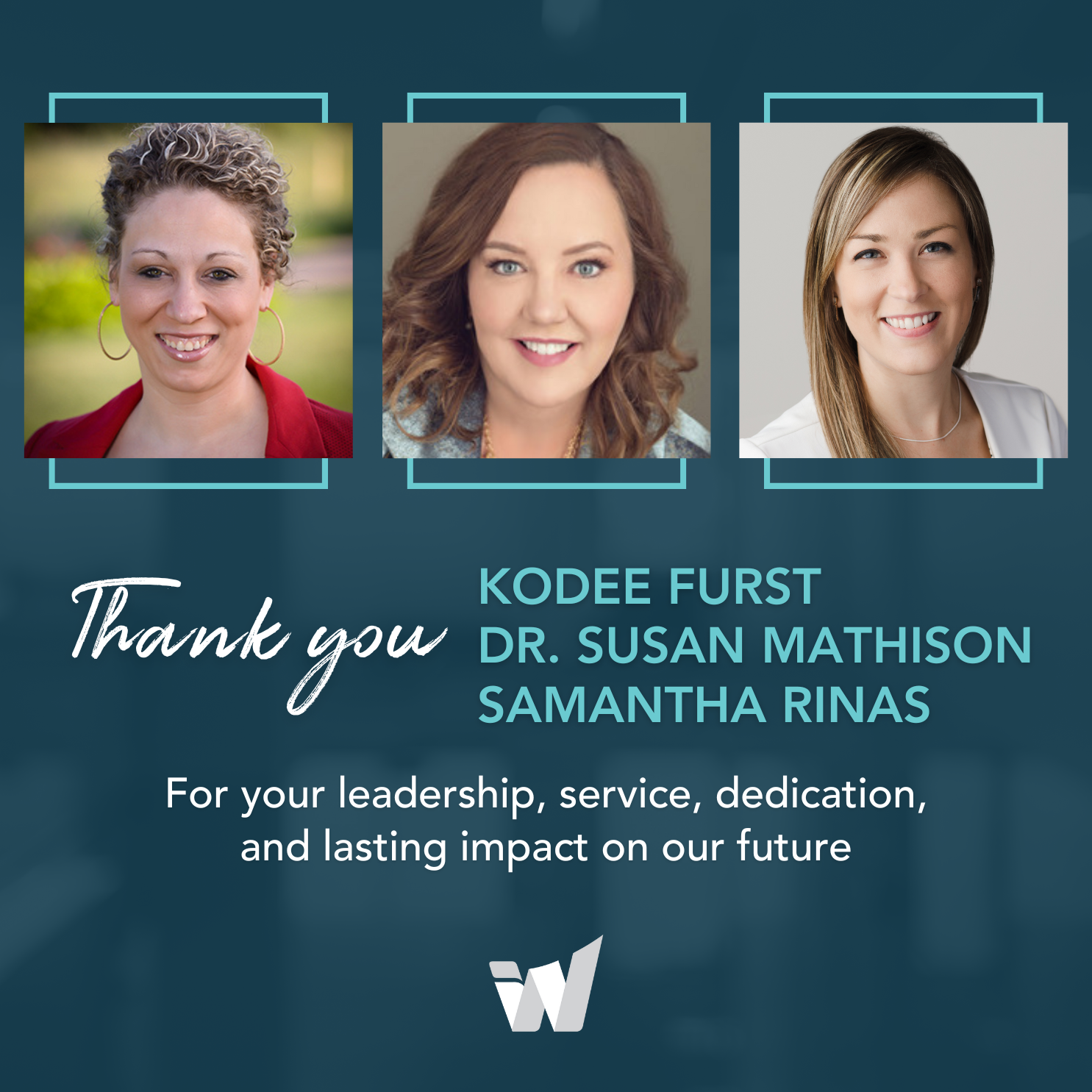 NDWBC Thanks Outgoing Board Members: Kodee Furst, Dr. Susan Mathison, and Samantha Rinas