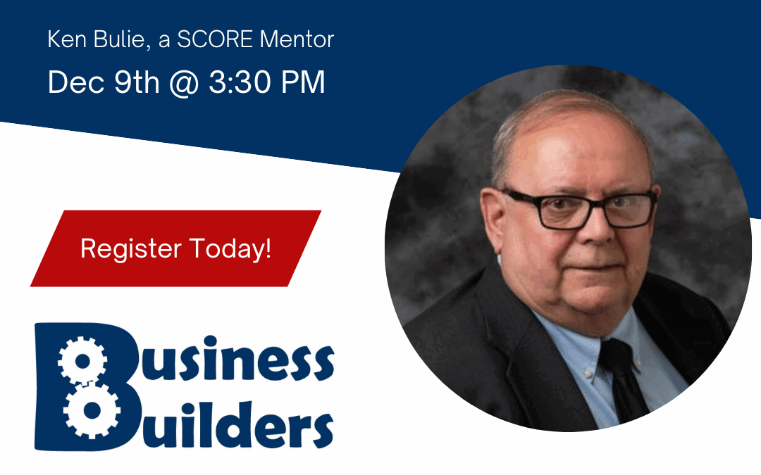 Business Builders Workshop: Business Entity Taxation and Understanding Taxation on Gifts and Estates